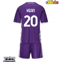 Fiorentina Moise Kean #20 Replica Home Minikit 2025-26 Short Sleeve (+ pants)